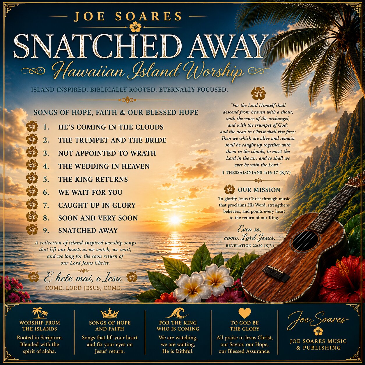 Snatched Away (Hawaiian Island Worship) back cover